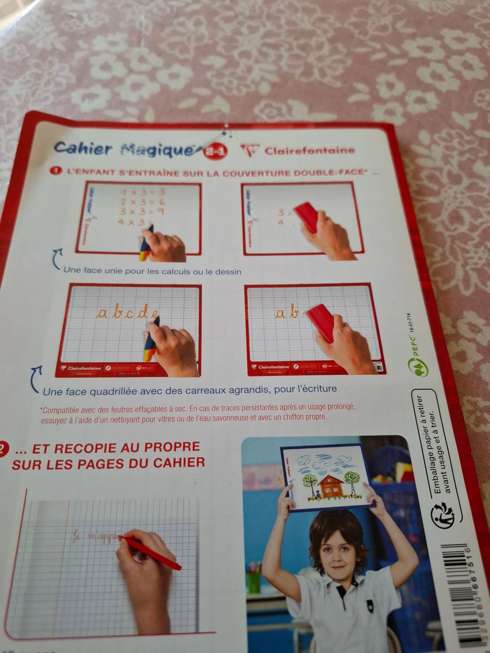 Lotes de cuadernos para niños para escribir, formato pequeño 17×22 – photo 4